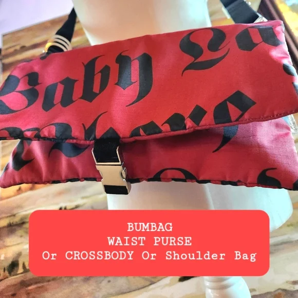 L.A.M.B. Gwen Stefani Makeup LeSportsac Red Rare Double Bum Waist Fanny Belt Bag - Picture 8 of 16